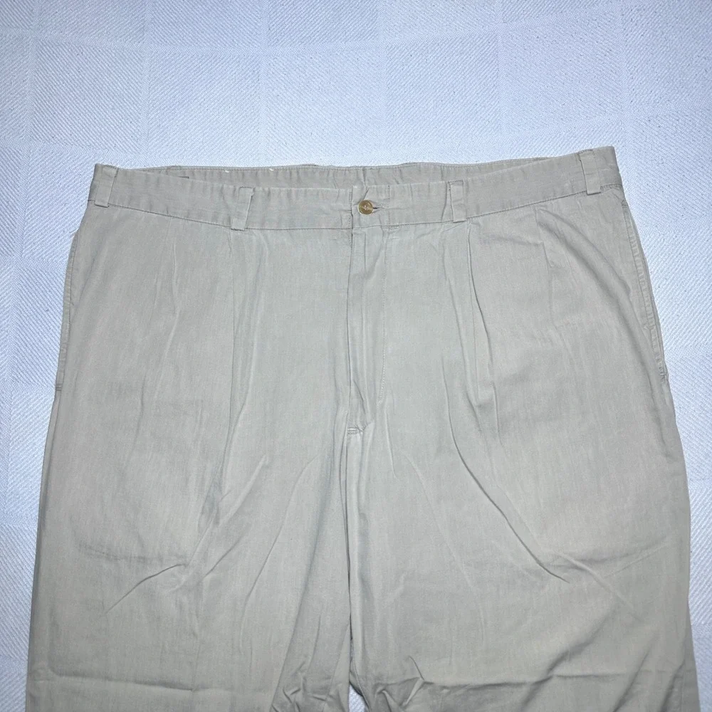 Bills Khakis M2P Pants Mens 42x29 Pleated Classic Fit Twill Khaki Tan USA Made